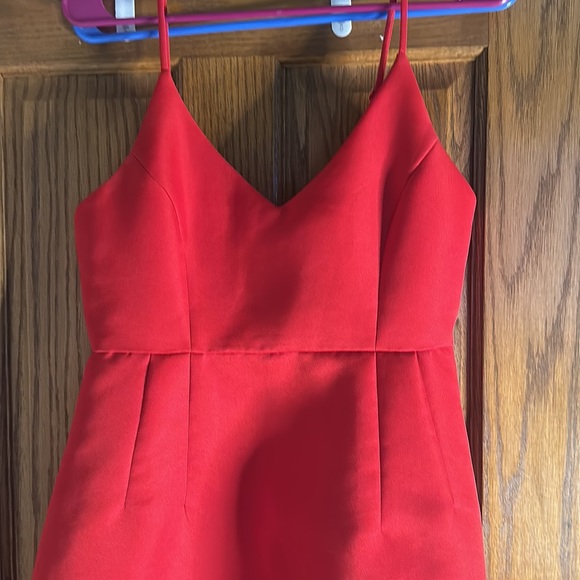 Lulu’s Red Skater Dress - Picture 2 of 3